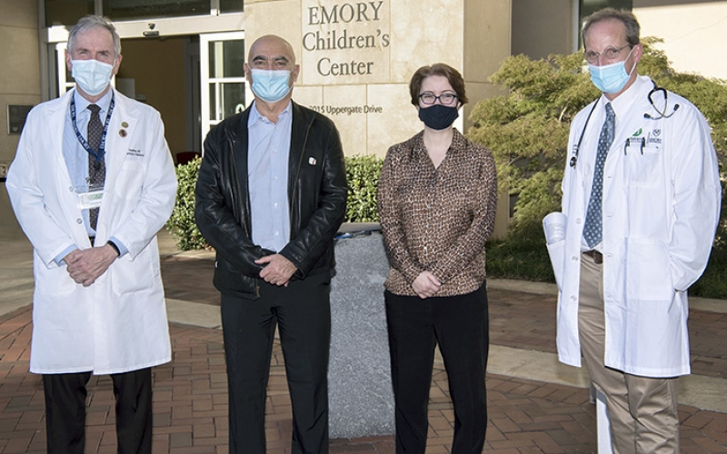 Warp Speed chief visits Emory, urges participation in COVID vaccine trials thumbnail Photo