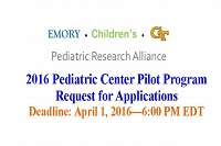 Pediatric Research Center Pilot Grants for 2016 thumbnail Photo